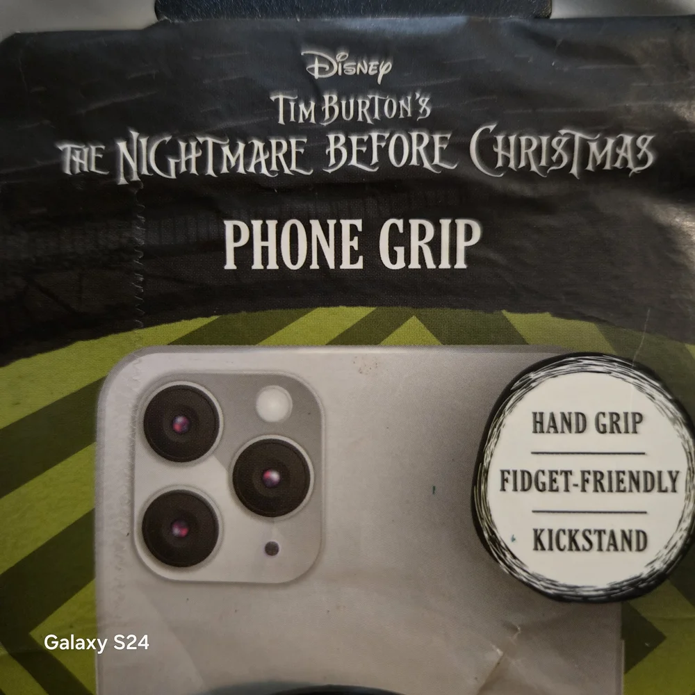 Disney Nightmare Before Christmas Orange Phone Grip